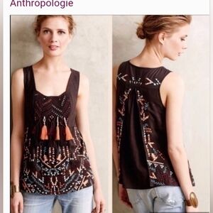 Akemi + Kin "Rigmarole" Boho Top, a popular sleeveless blouse Size Xs